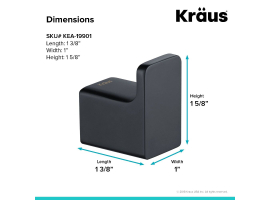 Гачок STELIOS KEA-19901MB Kraus-foto6