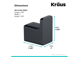 Гачок STELIOS KEA-19901MB Kraus-foto6