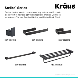 Гачок STELIOS KEA-19901MB Kraus-foto4