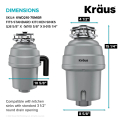 Подрібнювач харчових відходів KWD210-75MGR Kraus