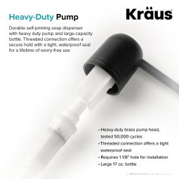 Дозатор миючого засобу KSD-32MB Kraus-foto5