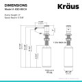 Дозатор миючого засобу KSD-80CH Kraus