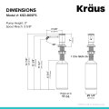 Дозатор миючого засобу KSD-80SFS Kraus