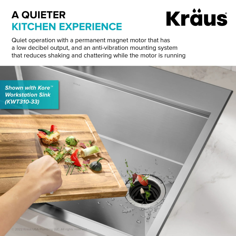 Подрібнювач харчових відходів KWD210-75MGR Kraus