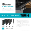 Кухонна мийка Kore KWT310-33/PGM верхнього та нижнього монтажу с PVD покриттям, WORKSTATION