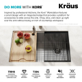 Кухонна мийка Kore KWU110-30 нижнього монтажу, WORKSTATION