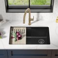 Кухонна мийка нижнього монтажу з композитного граніту BELLUCCI WORKSTATION KRAUS KGUW2-33MBL
