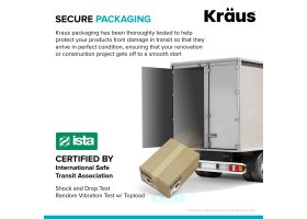 Кухонна мийка нижнього монтажу з композитного граніту BELLUCCI WORKSTATION KRAUS KGUW2-33MBL-foto15