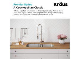 Мийка кухонна стальна KBU27 Kraus-foto3