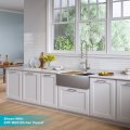 Кухонна мийка Kore KWF410-30 з переднім фартуком нижнього монтажу, WORKSTATION