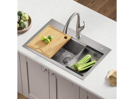 Кухонна мийка Kore KWT300-32 верхнього та нижнього монтажу, WORKSTATION-foto4