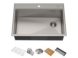 Кухонна мийка KWT310-30 верхнього та нижнього монтажу, WORKSTATION