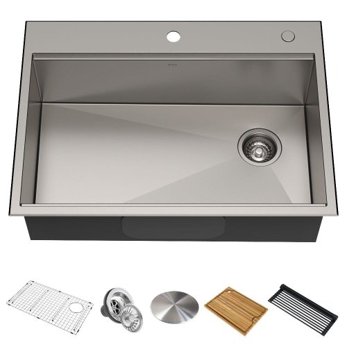 Кухонна мийка KWT310-30 верхнього та нижнього монтажу, WORKSTATION