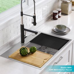 Кухонна мийка KWT310-30 верхнього та нижнього монтажу, WORKSTATION-foto8