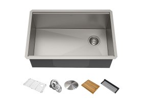 Кухонна мийка Kore KWU110-27 нижнього монтажу, WORKSTATION