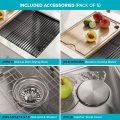 Кухонна мийка Kore KWU110-27 нижнього монтажу, WORKSTATION