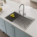 Кухонний комплект LOFTEN™ KCH-1000 мийка нижнього монтажу KHT410-33 + змішувач KPF-1610SFS Kraus