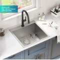Кухонна мийка (постірочна) STANDART PRO верхнього та нижнього монтажу, KHT301-22L