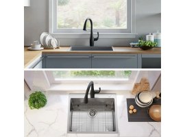Кухонна мийка STANDART PRO верхнього та нижнього монтажу, KHT301-25-foto3
