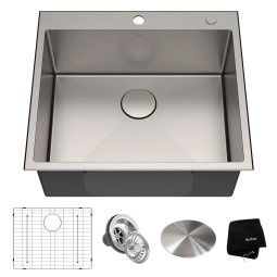 Кухонна мийка STANDART PRO верхнього та нижнього монтажу, KHT301-25-foto5