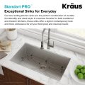 Мийка кухонна стальна KHU100-26 STANDART PRO™ Kraus