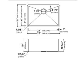 Мийка кухонна стальна KHU100-26 STANDART PRO™ Kraus-foto5