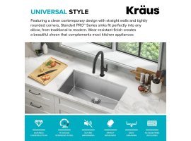 Мийка кухонна стальна PRECISION™, KHU100-30-foto4