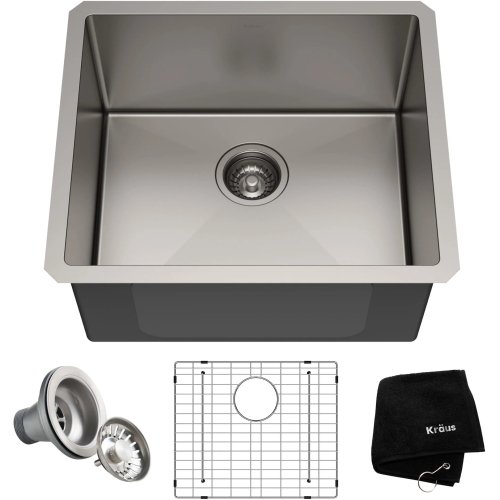 Мийка кухонна стальна STANDART PRO™, KHU101-21, Kraus-foto3