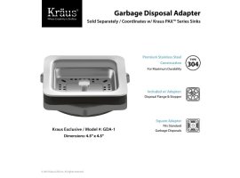 Мийка кухонна стальна KHU23 PAX™ Kraus-foto5