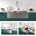 Кухонна мийка Kore KWF210-33 з переднім фартуком нижнього монтажу, WORKSTATION