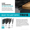 Кухонна мийка Kore KWF210-33/PGM WORKSTATION з переднім фартуком нижнього монтажу, покриття PVD