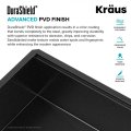 Кухонна мийка Kore KWF210-33/PGM WORKSTATION з переднім фартуком нижнього монтажу, покриття PVD