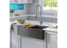 Кухонна мийка Kore KWF410-33/PGM WORKSTATION з переднім фартуком нижнього монтажу, покриття PVD-foto2