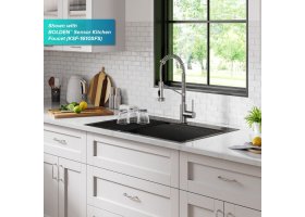 Кухонна мийка Kore KWT310-33/PGM верхнього та нижнього монтажу с PVD покриттям, WORKSTATION *Товар з вітрини-foto13