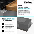 Кухонна мийка Kore KWU110-30 нижнього монтажу, WORKSTATION