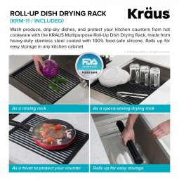 Кухонна мийка Kore KWU110-30 нижнього монтажу, WORKSTATION-foto12