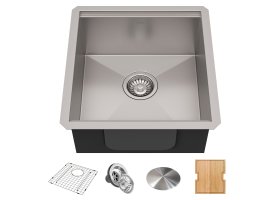 Кухонна мийка KWU111-17 нижнього монтажу, WORKSTATION