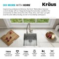 Кухонна мийка KWU111-17 нижнього монтажу, WORKSTATION