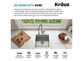 Кухонна мийка KWU111-17 нижнього монтажу, WORKSTATION-foto4