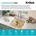 Кухонна мийка Kore KWU111-21 нижнього монтажу, WORKSTATION