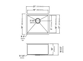 Кухонна мийка Kore KWU111-21 нижнього монтажу, WORKSTATION-foto3