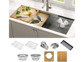 Мийка кухонна стальна KORE™ KWU120-45 KRAUS Товар з вітрини