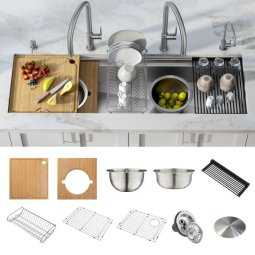 Кухонна мийка Kore KWU210-57 нижнього монтажу, WORKSTATION-foto9