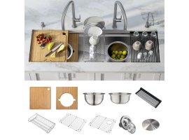 Кухонна мийка Kore KWU210-57 нижнього монтажу, WORKSTATION-foto9