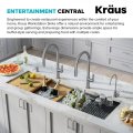 Кухонна мийка Kore KWU210-57 нижнього монтажу, WORKSTATION