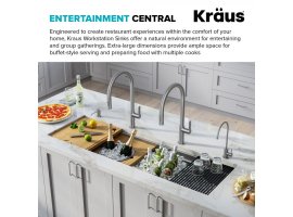 Кухонна мийка Kore KWU210-57 нижнього монтажу, WORKSTATION-foto12