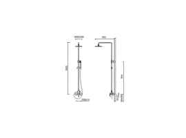 Душова система Typhon KEF-15108CH Kraus-foto2