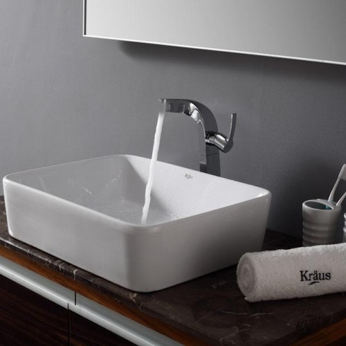 Змішувач для умивальника Typhon KEF-15100CH Kraus *Товар з вітрини-foto3