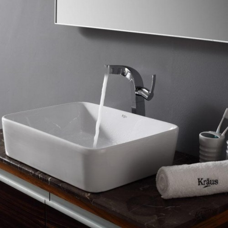 Змішувач для умивальника Typhon KEF-15100CH Kraus *Товар з вітрини