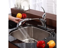 Мийка кухонна стальна KBU11 Kraus-foto5